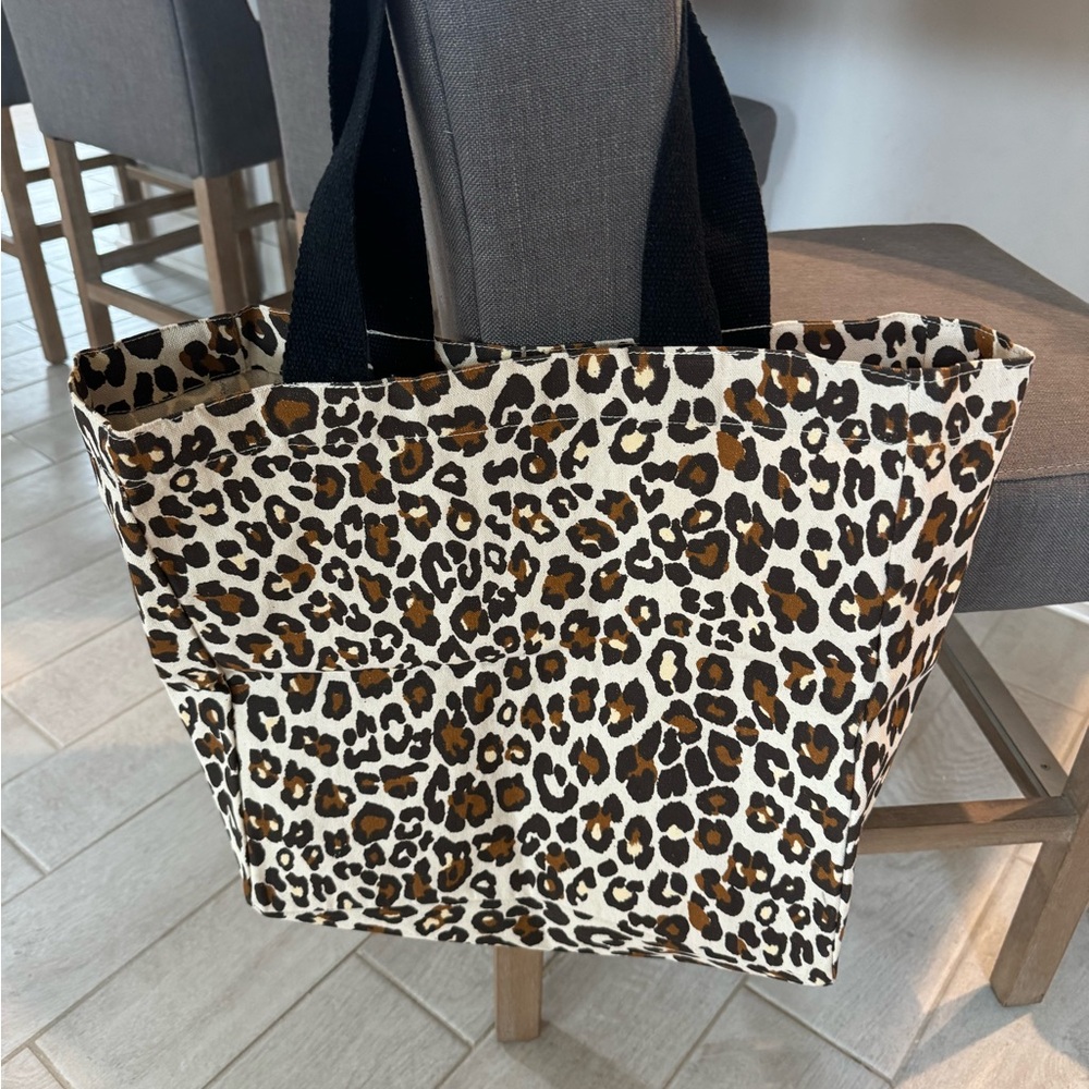TJMaxx Large Leopard Tote